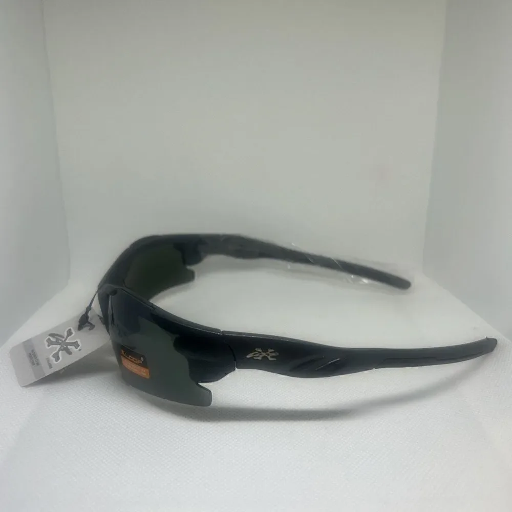 X-Loop Wrap Semi-Rimless Mens Shades Sunglasses